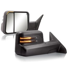 Towing Mirror Replacement with 2009-2018 Dodge Ram 1500 2500 3500 Pickup Truc...