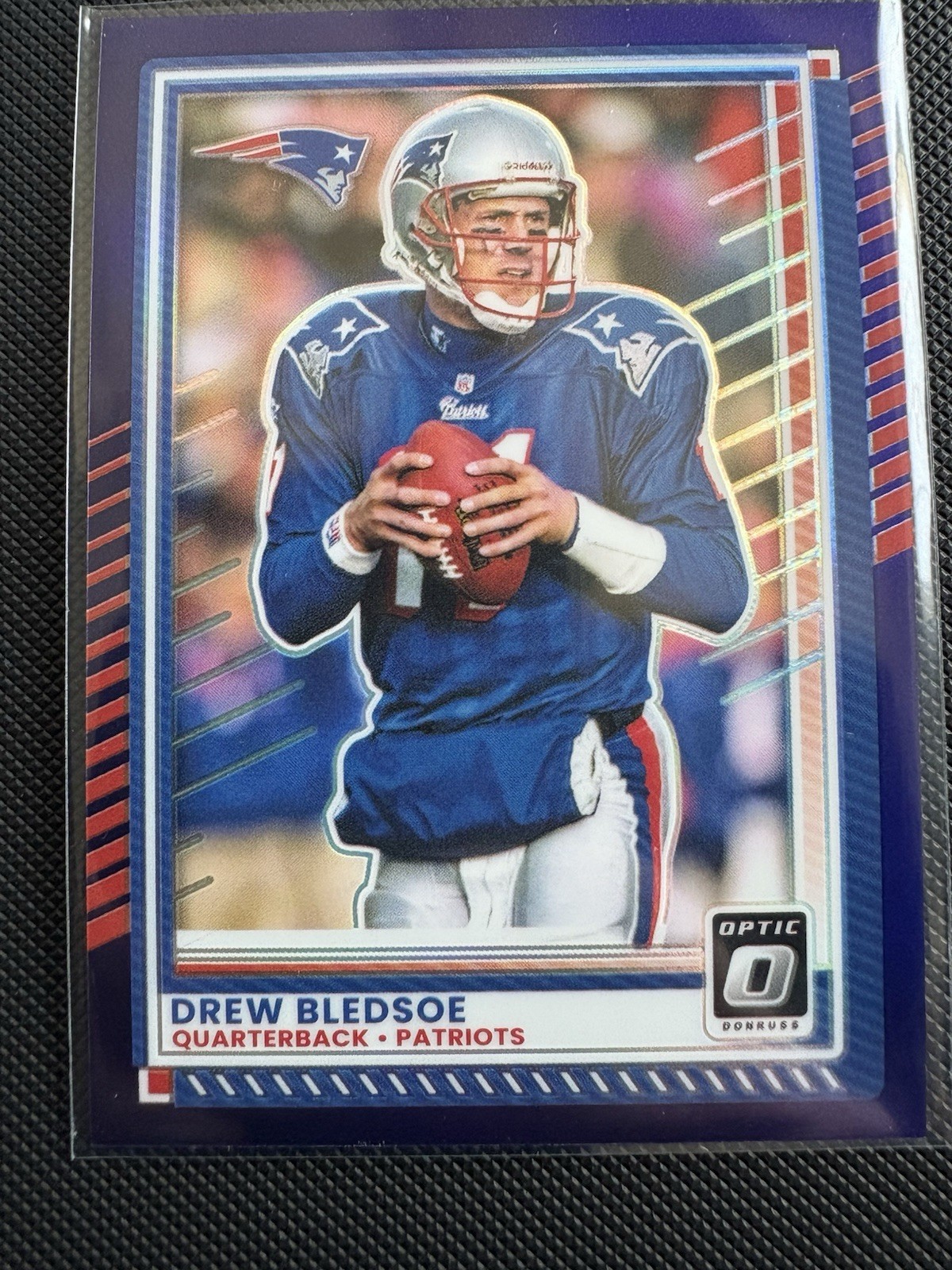 2025 Panini Donruss Optic - Drew Bledsoe #57 Purple Prizm /60