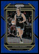 2023 Panini Prizm WNBA #124 Marina Mabrey Blue #/175