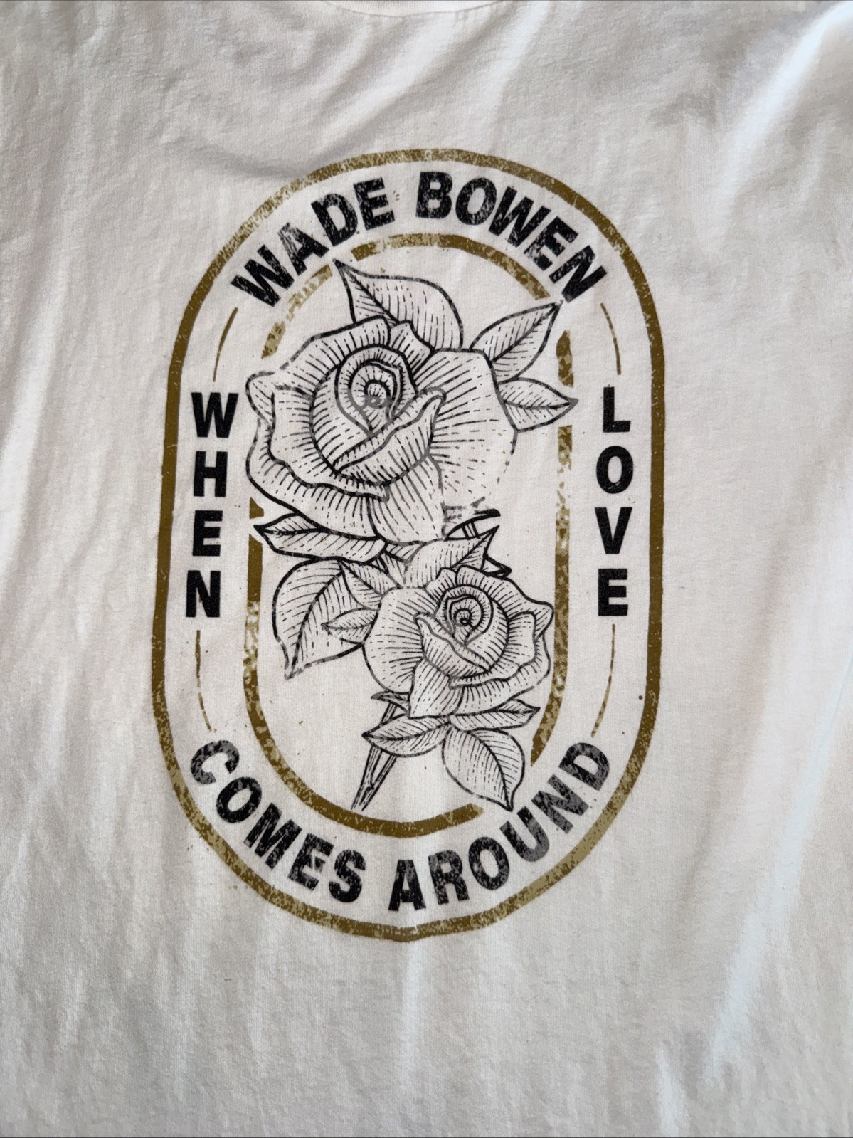 Wade Bowen Tshirt XL 