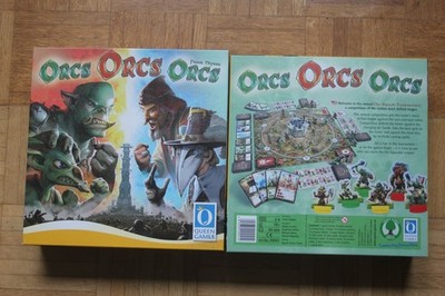 Brettspiel Orcs Orcs Orcs Queen Games mit Erweiterung