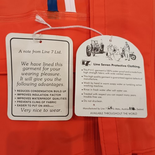 NEW Line 7 Waterproof Windproof Rain Coat Jacket For Sailing Yachting Size 2XS - Picture 9 of 12
