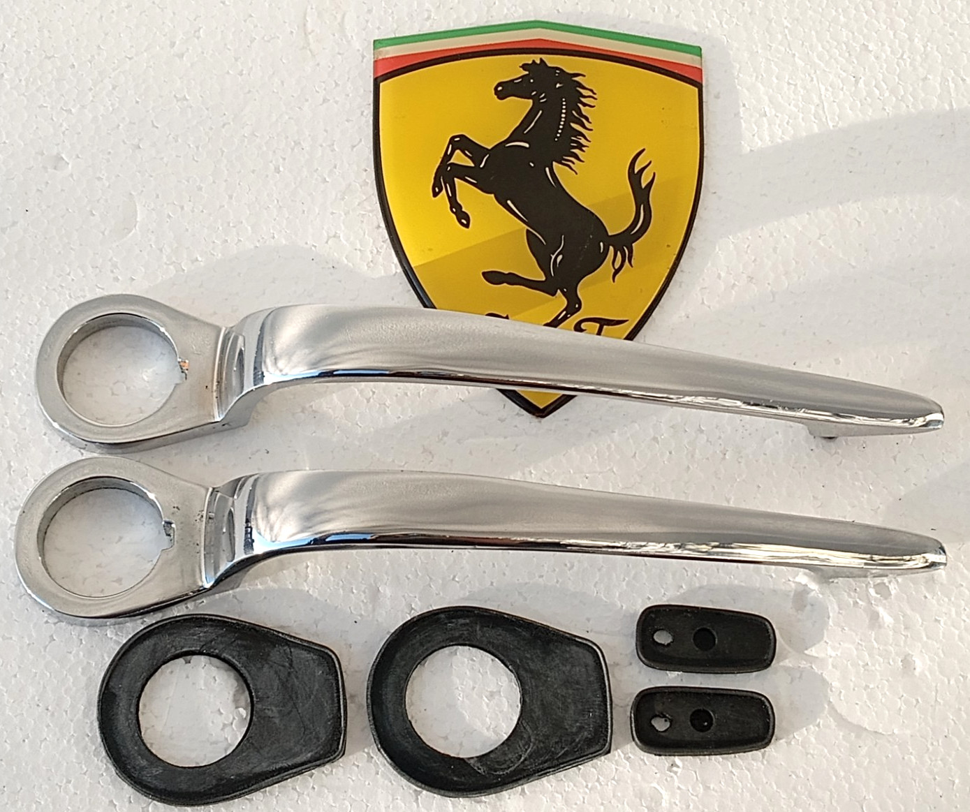 Ferrari 275 Exterior Door Handles_GTB/4_GTB_GTS4_NEW_Made in Italy_Pair_GENUINE