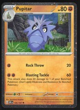 Pupitar (Cosmos Holo) Holo 106/197 NM Miscellaneous Cards & Products Pokemon Car