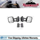 Trail Ridge Tow Mirror Power Heated Textured Black Pair Set for Titan SE Pro-4X