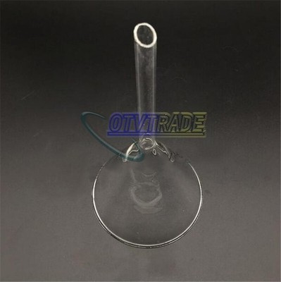 2PCS 60mm Glass Powder Funnel, With straight tip, Lab Glassware NEW #tk