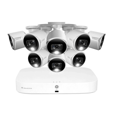 Lorex YD862A82-8DA8-E 4K Wired DVR Security System with 8 Active Deterrence C...