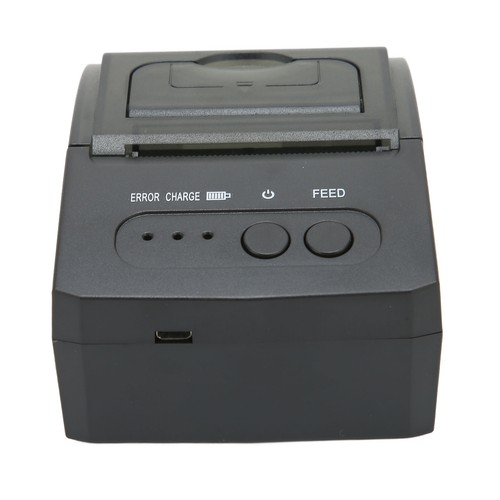 EU Plug Thermal Printer ABS Material USB DC 5v 1a Charging Wireless Connecti NEW - Afbeelding 10 van 12