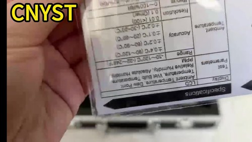 Dew Point Meter Separate Dew Point Meter Test Ambient Dew Point Wet Bulb Temp - Video 1 of 1