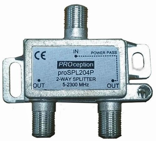 BLAKE UK - 2路網絡分配器 5-2300MHz, 電源通過1端口 - 第 1/1 張圖片