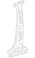 Genuine Toyota Body B-Pillar Reinforcement 61304-06140