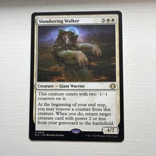 Slumbering Walker NM MTG Lorwyn Eclipsed - Magic the Gathering Giant Warrior