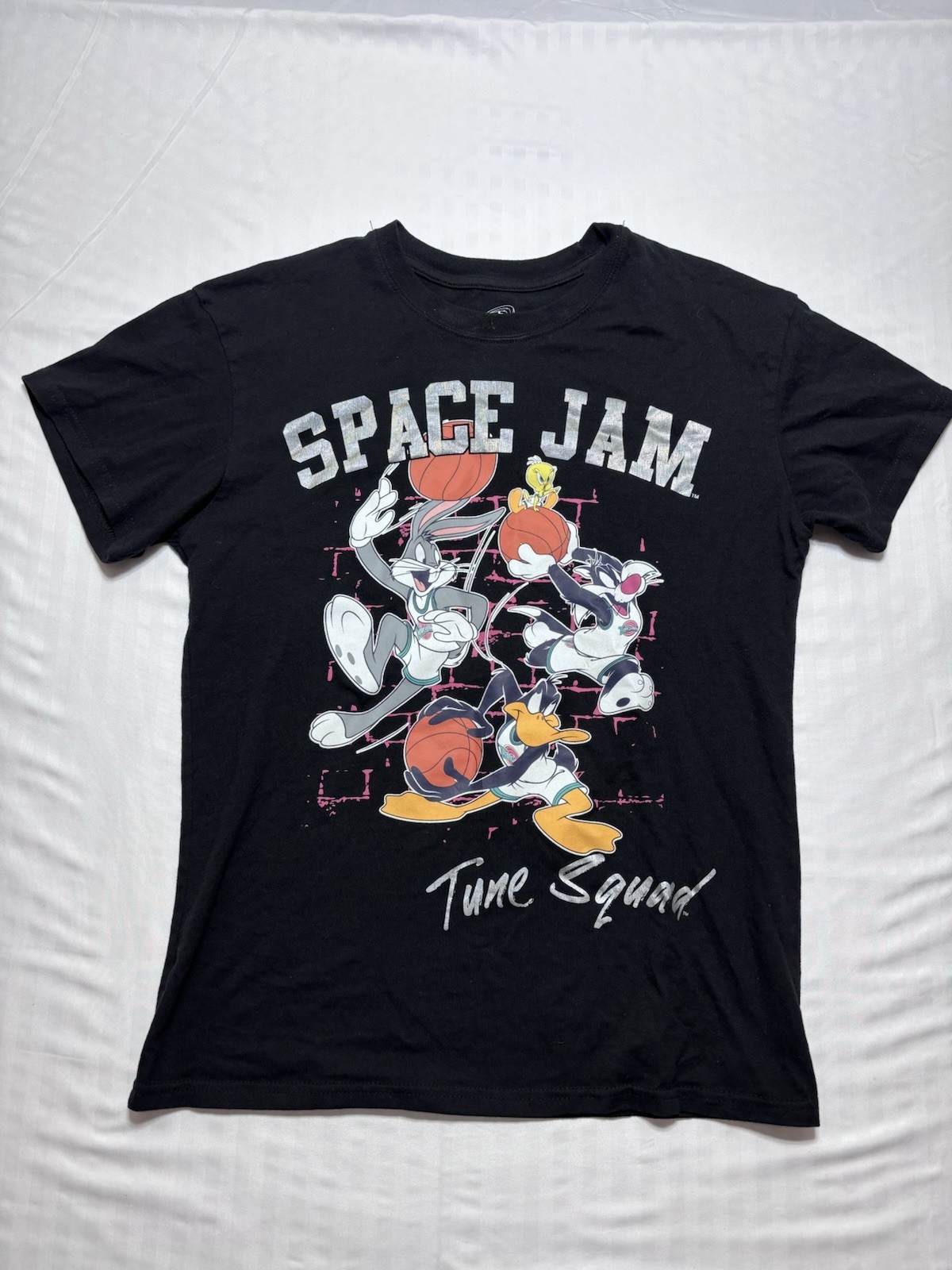 Space Jam Looney Tunes Men's Medium Unisex Short Sleeve T-Shirt