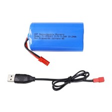 Rechargeable Battery Pack 3.7 Volt 5200mAh JST-2Pin Plug RC Battery Charger
