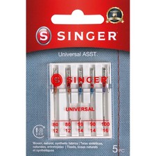 Singer Notions Universal Regular Point Machine Needles-Sizes 11/80 2 , 14/90 2