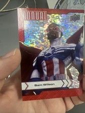 2022-23 Upper Deck Marvel Annual Silver Sparkle #76 - Sam Wilson
