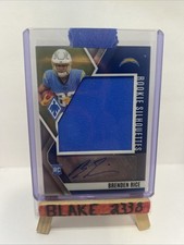 2024 Panini Phoenix Brenden Rice Silhouettes Silver Patch Auto /299 RC, AU, MEM
