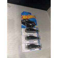 Hot Wheels 98 Honda Prelude Black Factory Fresh Lot of 3 Diecast Cars 138/250