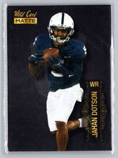 2022 Wild Card Matte #MB-53 Jahan Dotson Black