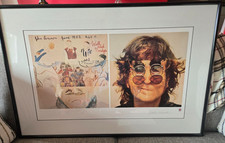 Yoko Ono signed John Lennon Walls and Bridges Lithograph 60/2500