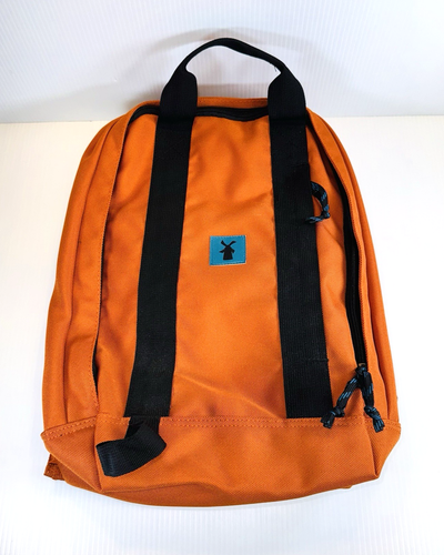 Dutch Bros Coffee Backpack Orange Padded Laptop Section 16.5 x 12" - EUC - 第 1/4 張圖片