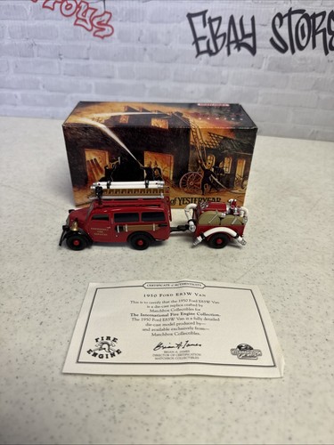 MATCHBOX MODELS OF YESTERYEAR 1950 FORD DIE-CAST E83W EMERGENCY VAN #YFE18 - 第 1/10 張圖片