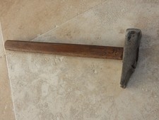Vieux Marteau De Tonnelier, Outil Ancien En Fer Et Bois Pour Collection