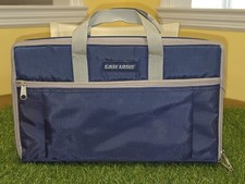Vintage Case Logic 30 Cassette Tape Storage Carrying Case W/Zipper Front Pocket