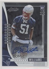2019 Panini Absolute Rookie Signatures Joejuan Williams #166 Auto 00jd