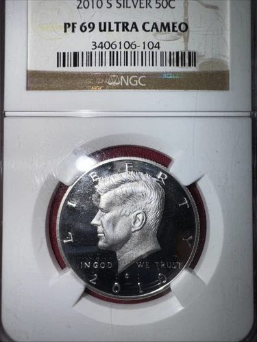 NGC PF 69 Silver 50C Kennedy Half Dollar 2009s-2010s Ultra Cameo