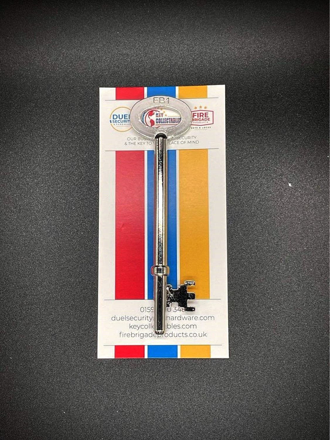 Fire Brigade Products FB1 Genuine Mortice or Rim Key 102mm Long Pack of 1