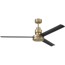 Craftmade MND54SBFB3 Mondo Indoor Ceiling Fan Satin Brass/Flat Black