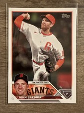 2023 Topps Update Series Baseball John Brebbia San Francisco Giants #US157