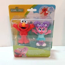 Sesame Street Neighborhood Friends 2 Pack Elmo & Abby Sealed Just Play