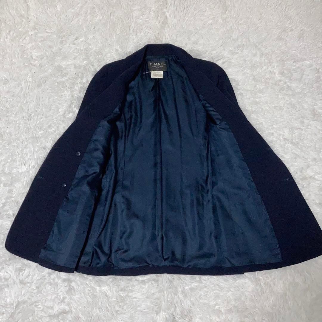 [Good Condition] CHANEL Coco Button Double Tweed … - image 8