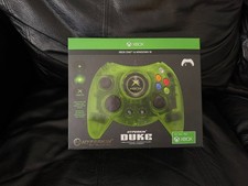 Hyperkin Duke Transparent Green Wired Controller - For Xbox One, Series, and PC