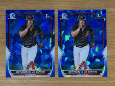 Deyvison De Los Santos - 2023 Bowman Chrome Sapphire#BCP116  1st Bowman (2)