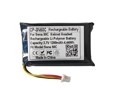 1200mAh Replacement  3 wire Battery for SENA 50C 4K Camera & Intercom System