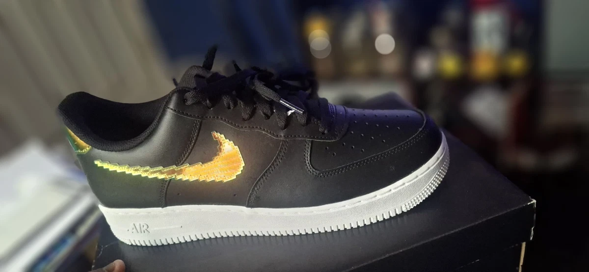 Nike Air Force 1 '07 LV8 Low Black Iridescent for Sale