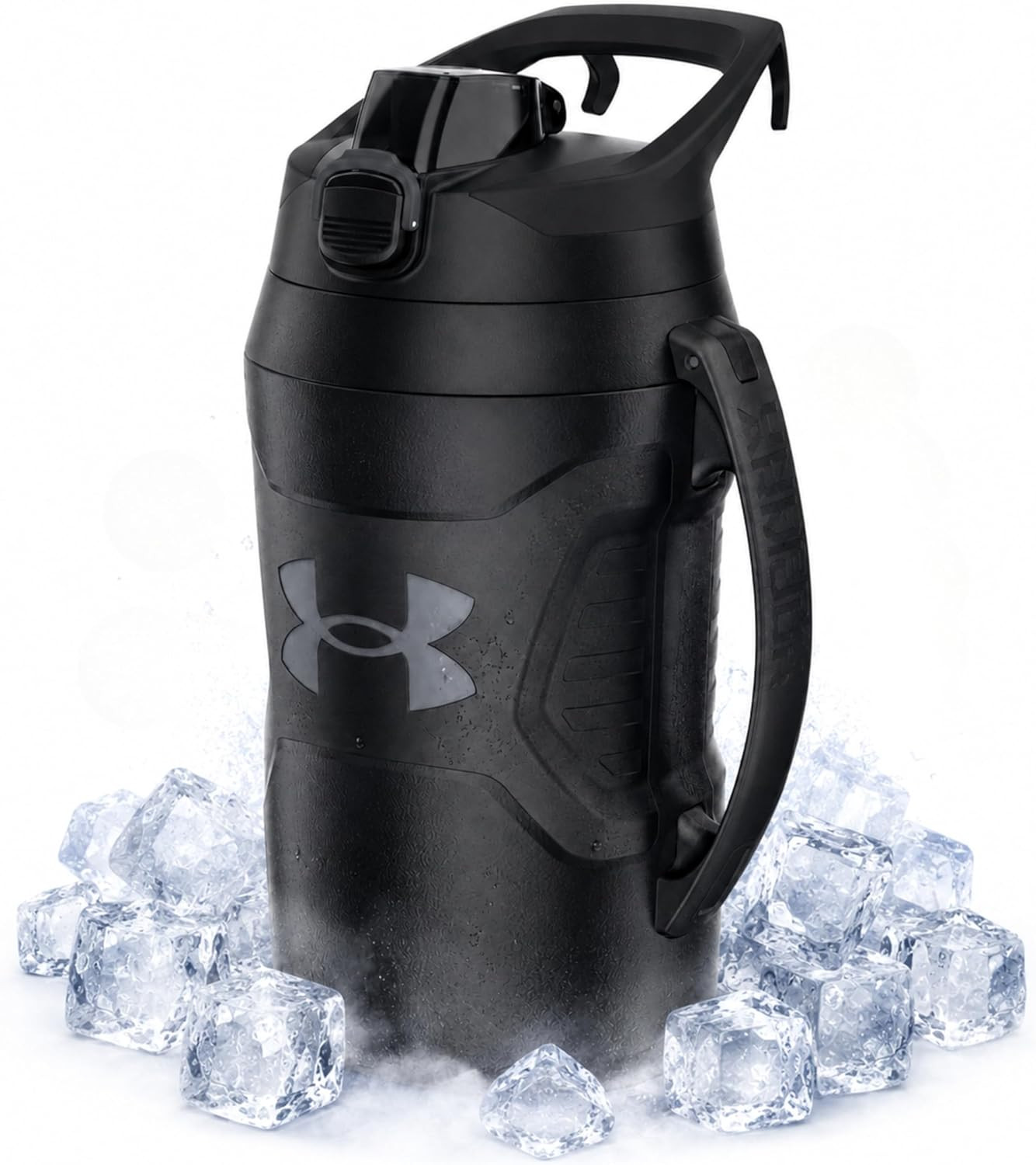 (New) Insulated Water Bottle with Handle & Fence Hook, Half Gallon Sports Water Jug, L (38.34 USD)