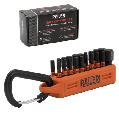 Allen Wrench Hex Bit Set - Railer 1 Inch Impact One Size, Orange Bitrail 