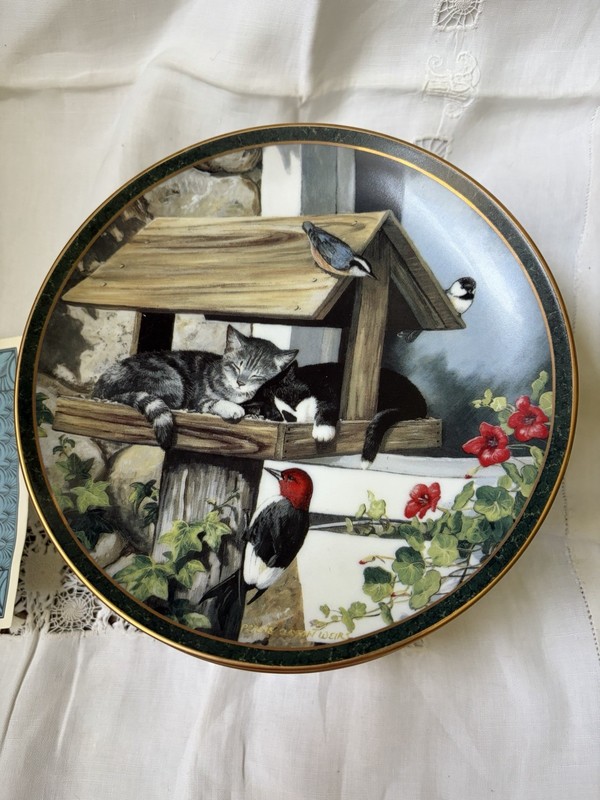 Bradford Exchange Nosy Neighbors Full House 1996 Limited Edition Porcelain Plate