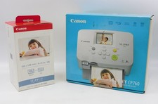 Canon Seplphy CP760 compact photo printer stampante fotografica + ink/paper set