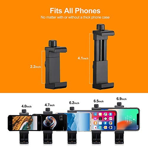 Phone Tripod Mount Adapter/Universal Tripod Cell Phone Holder, Fits Any - 第 5/8 張圖片