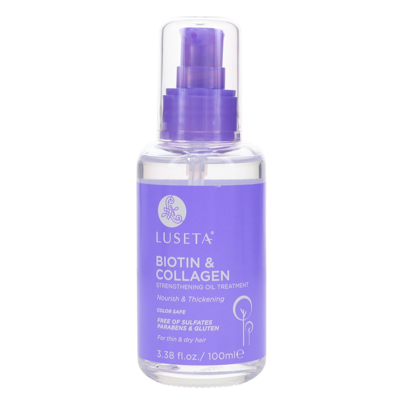 Укрепляющее масло с биотином и коллагеном Luseta, 3,38 унции