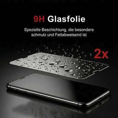 Displayschutz Schutzfolie 9H Echtglas Transparent Ultradünn Folie Glasfolie