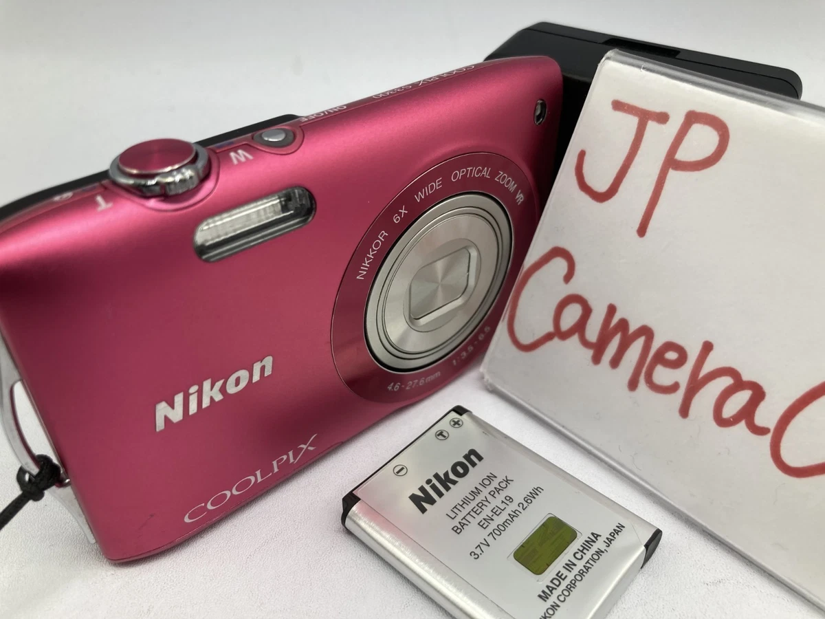 Appareil Photo Numérique Nikon Coolpix S3300 Violet - Comme Neuf, Complet
