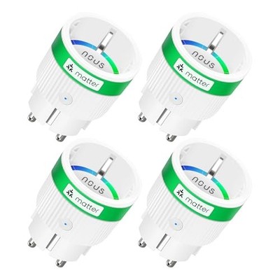 NOUS A8M Smart Steckdose 16A 3840W mit Strommessung 4er Set