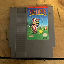 Vintage Nintendo NES Open Tournament Golf Sports Game Cartridge-Works!
