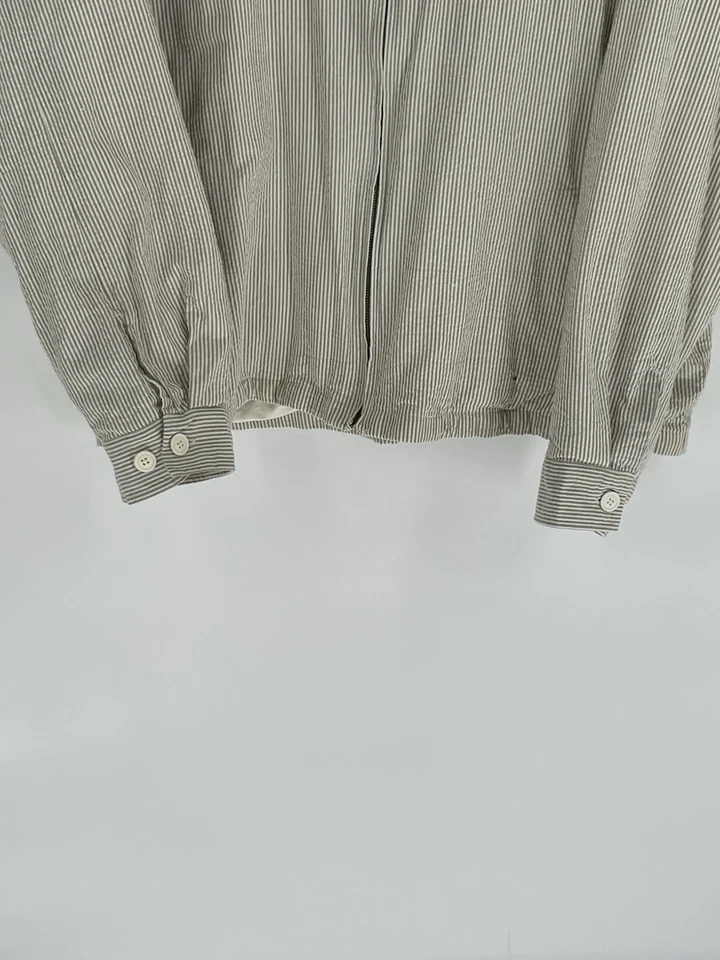 Chaqueta de Colección Irvine Park Para Hombres 3XL Forrada Seersucker Cremallera Completa Foto 4 de 4
